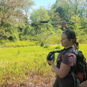 NJ Audubon's Kristen Meistrell tracking bog turtles